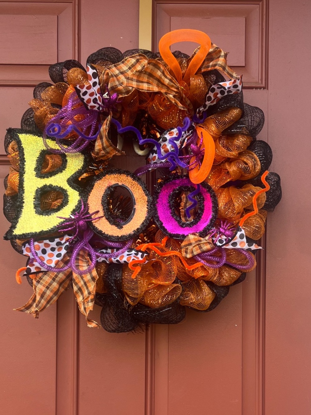 Handmade Halloween Wreath